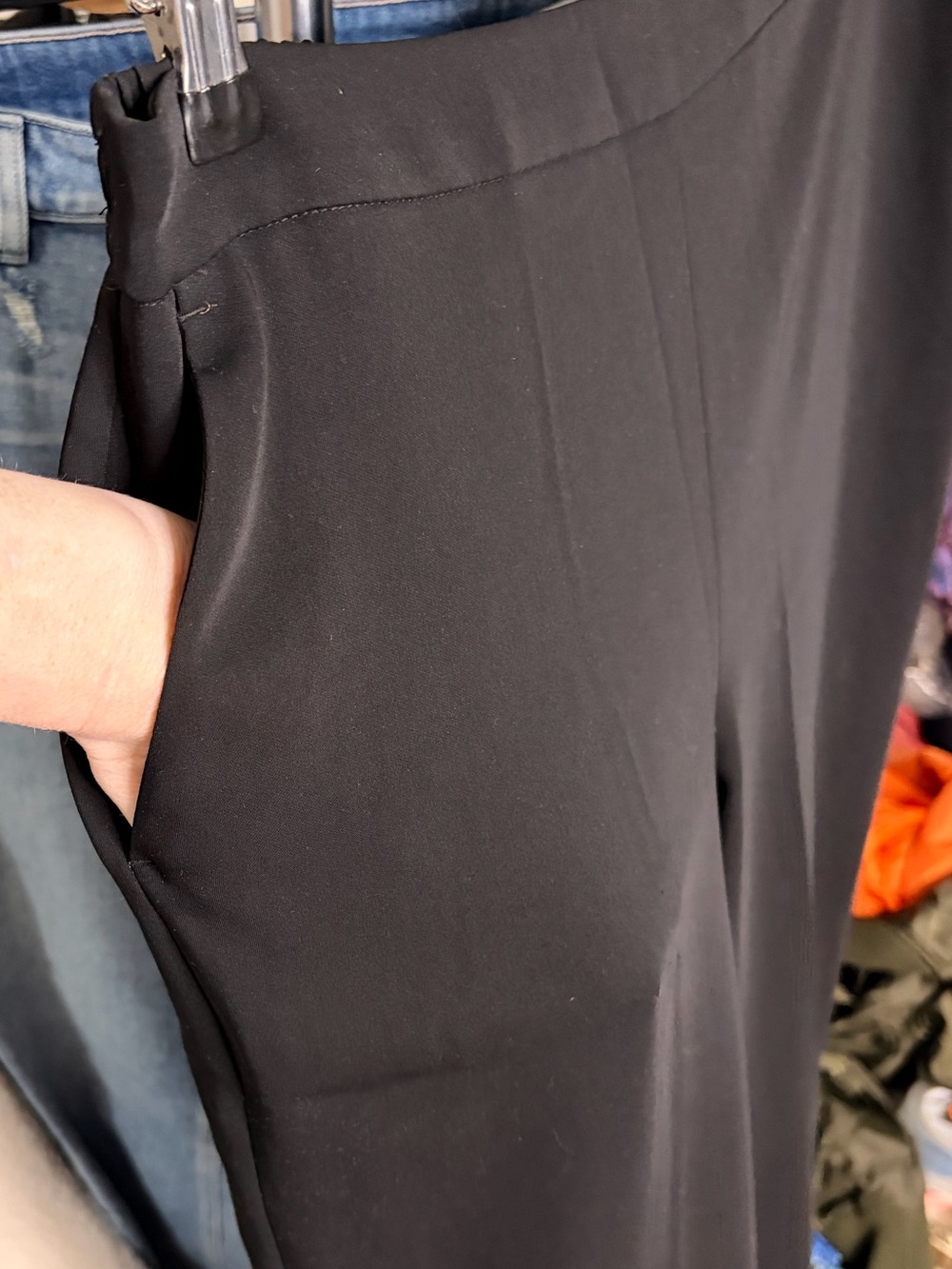 Chico's Black Wide-Leg Dress Pants - Picture 8 of 8